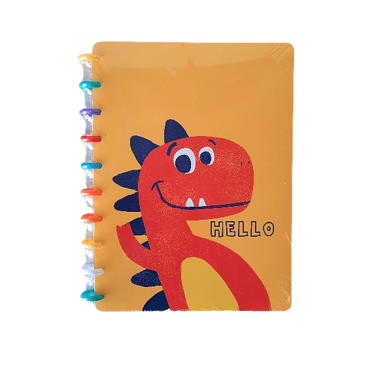 CUADERNO DE DISCOS DINOSAURIO