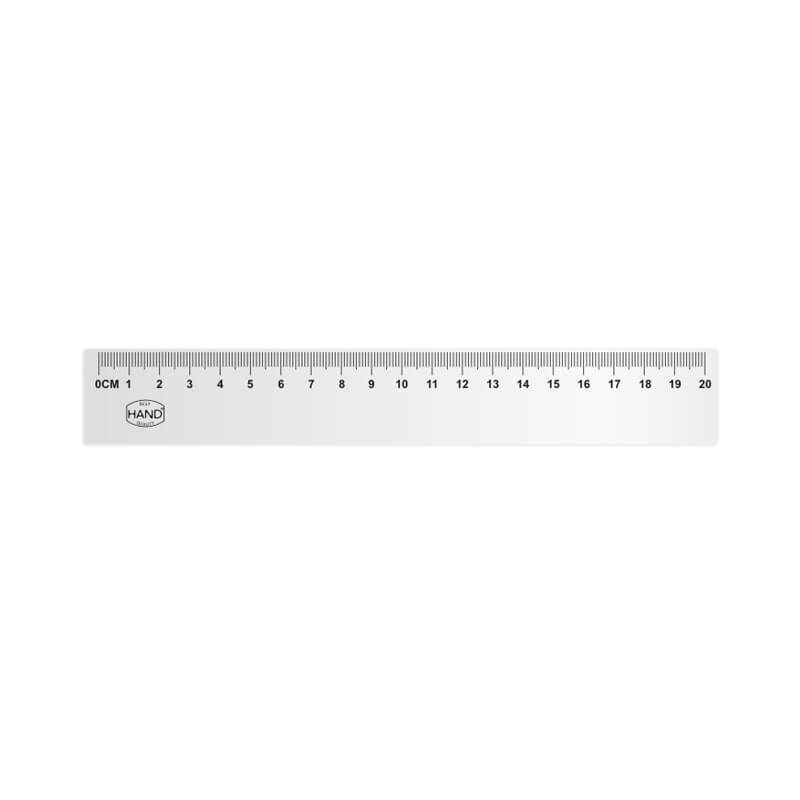 REGLA 20 CM HAND