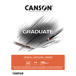 GRADUATE CROQUIS A4 96GR 40 HJS