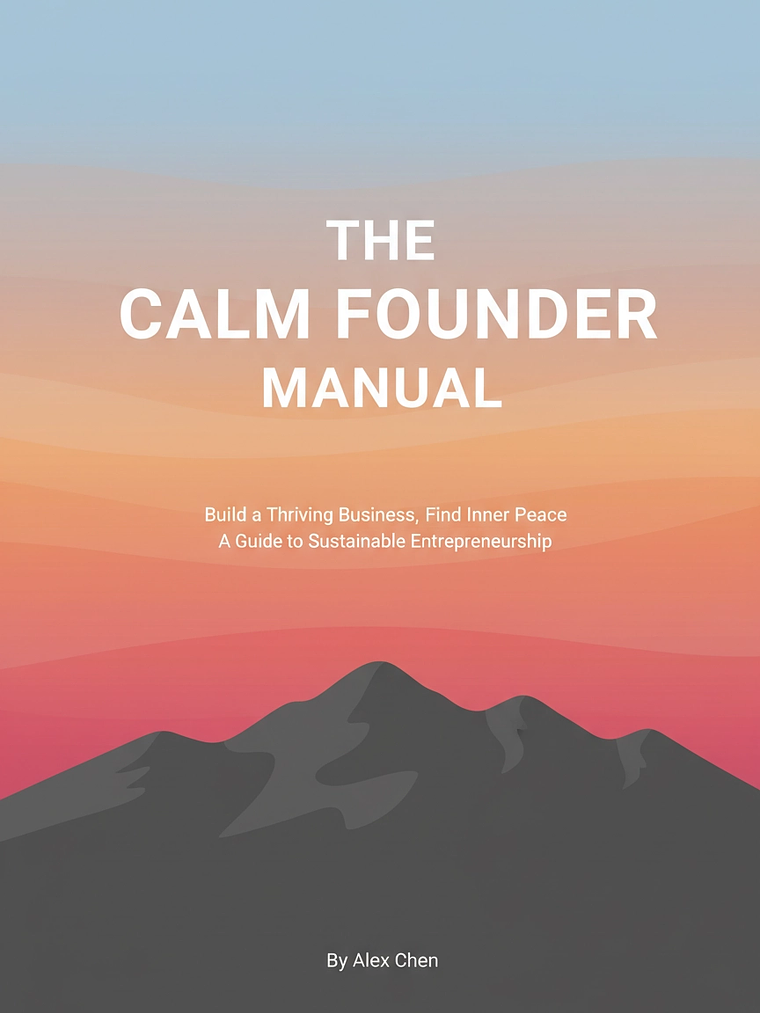 Manual do Fundador da Calm 1