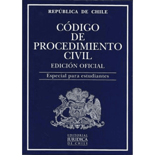 Codigo De Procedimiento Civil - Edicion Oficial