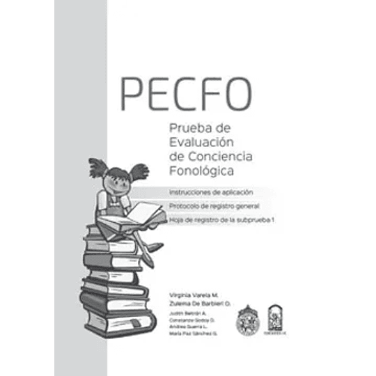 Pecfo Prueba De Evaluacion De Conciencia Fonologica