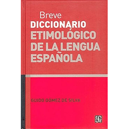 Breve Diccionario Etimologico De La Lengua Española