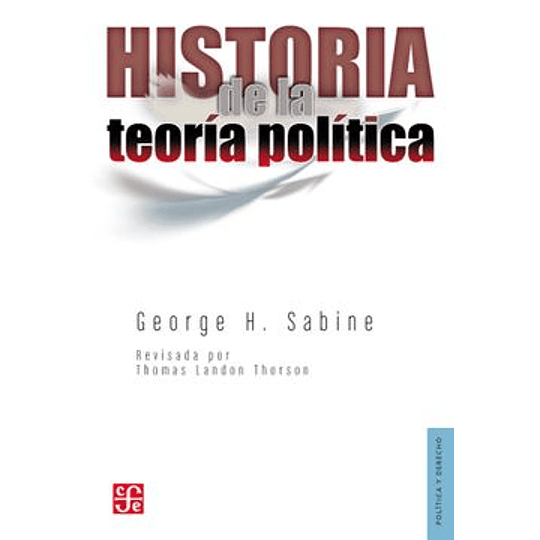 Historia De La Teoria  Politica