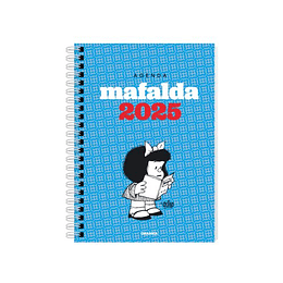 Mafalda 2025 Anillada Modulos Turquesa Semanal