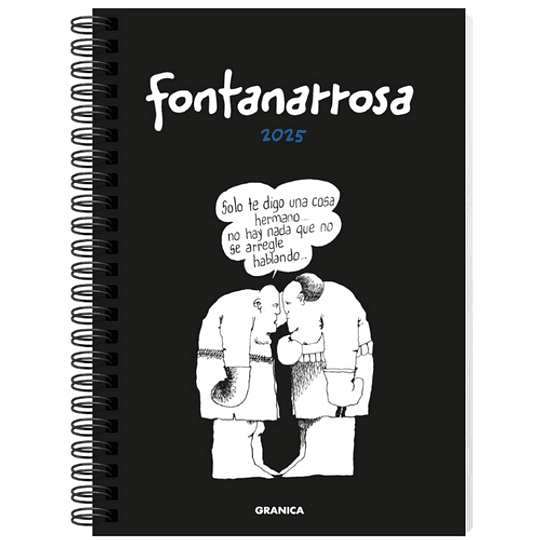 Fontanarrosa 2025 Anillada Negra  
	Libro Nuevo