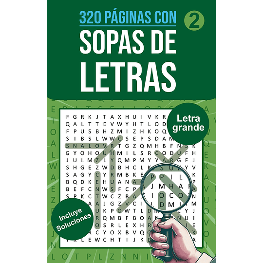 320 Paginas Con Sopas De Letras 2 Letra Grande