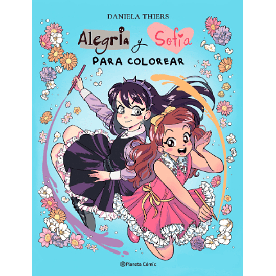 Alegria Y Sofia Para Colorear  	