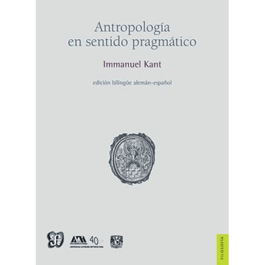Antropologia En Sentido Pragmatico