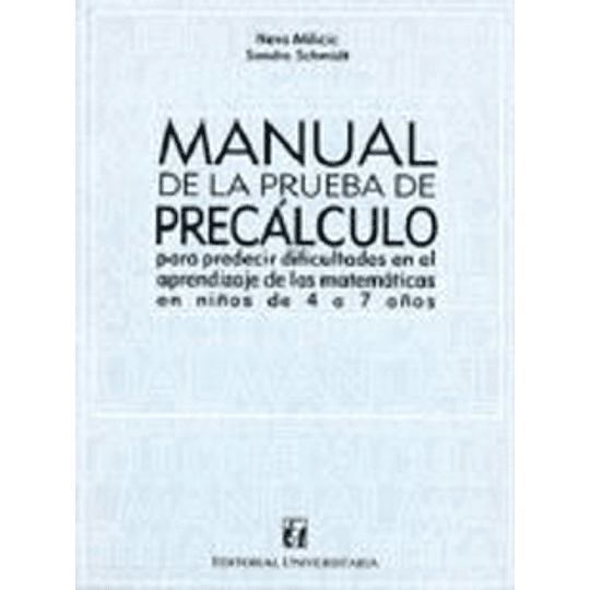 Manual De La Prueba De Precalculo