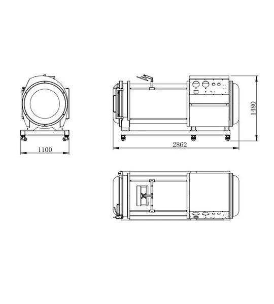 CAMARA HIPERBARICA CLINICA 3.0ATA 
