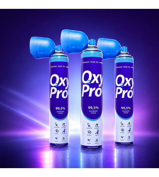 3x2  Oxígeno 99,5% Portátil · 12L / 120 dosis.