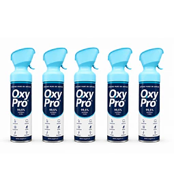 Pack 5 und. Oxígeno 99,5% Portátil 10L Boquilla Sport