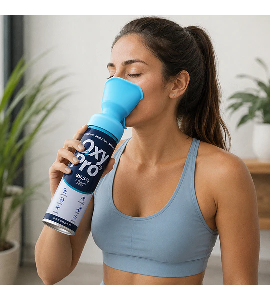 Pack 3 und. Oxígeno 99,5% Portátil 10L Boquilla Sport
