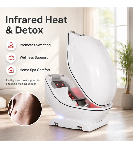 COCOON WELLNESS PRO CON PIEDRAS JADE LUZ INFRAROJA