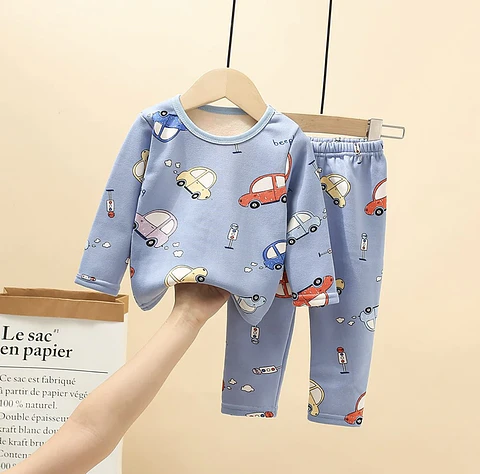 Pijamas Poleron y pantalon Nino 7-8 anos