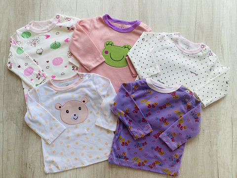 Poleras Mangas largas Nina 12 meses