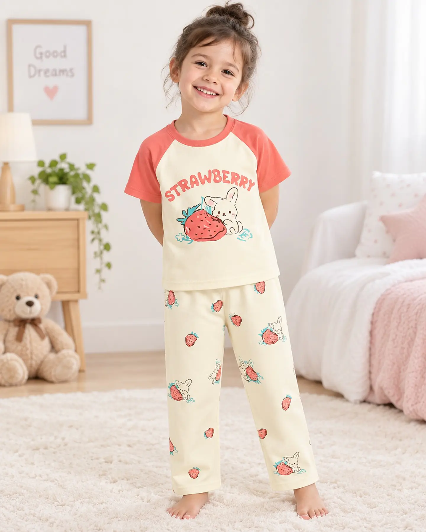 Pijama de verano con pantalón niña 2