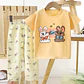 Pijama de verano con pantalón niña - Miniatura 6