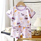 Pijama de verano con short niña - Miniatura 5