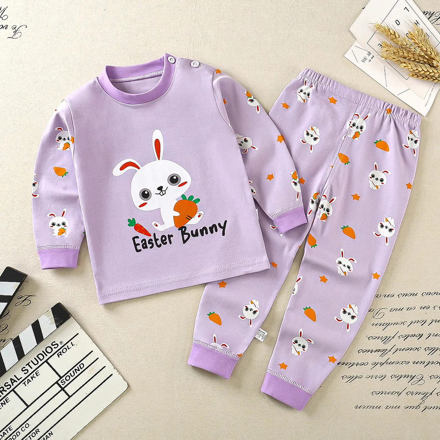 Pijama de algodón niña 5