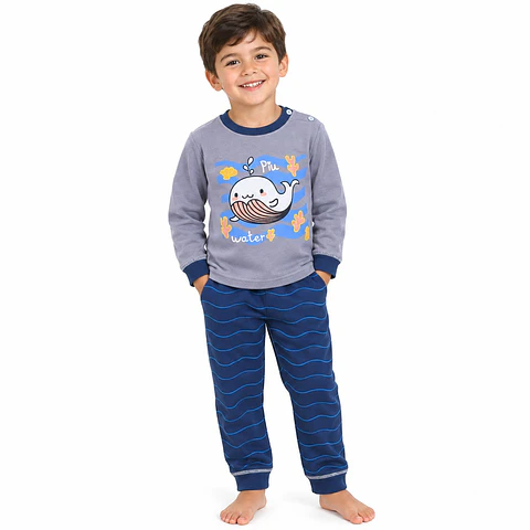 Pijama de algodón niño