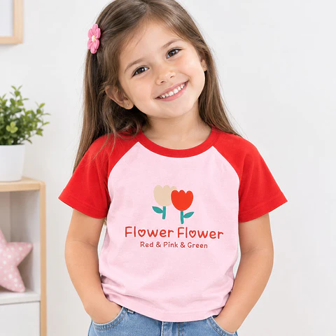 Polera mangas corta niña