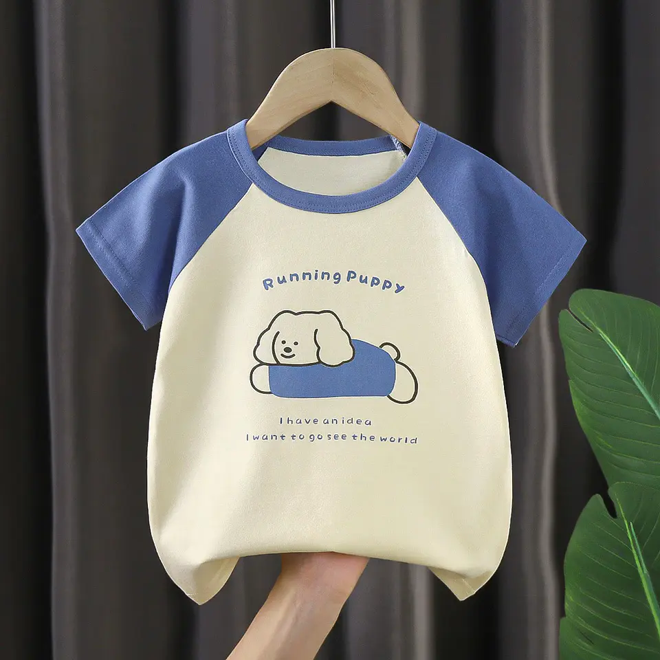 Polera mangas corta niño 12
