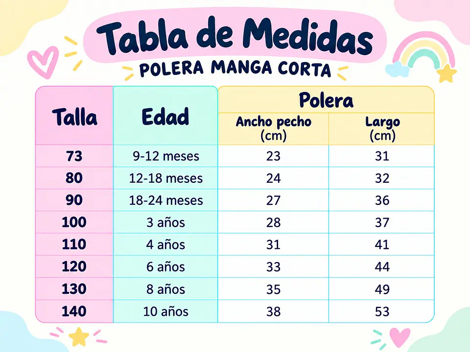 Polera mangas corta niño 18