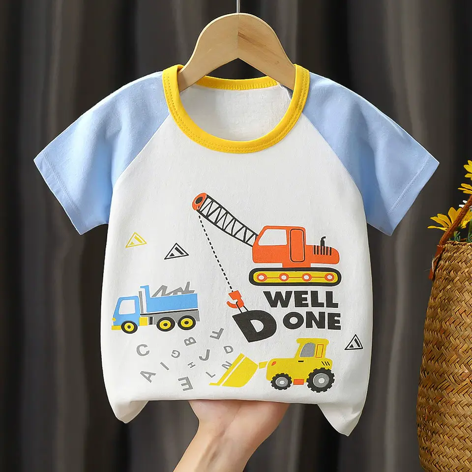 Polera mangas corta niño 19