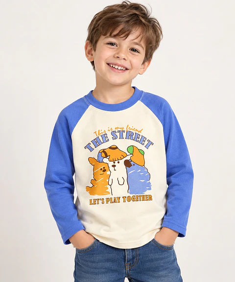 Polera mangas larga niño