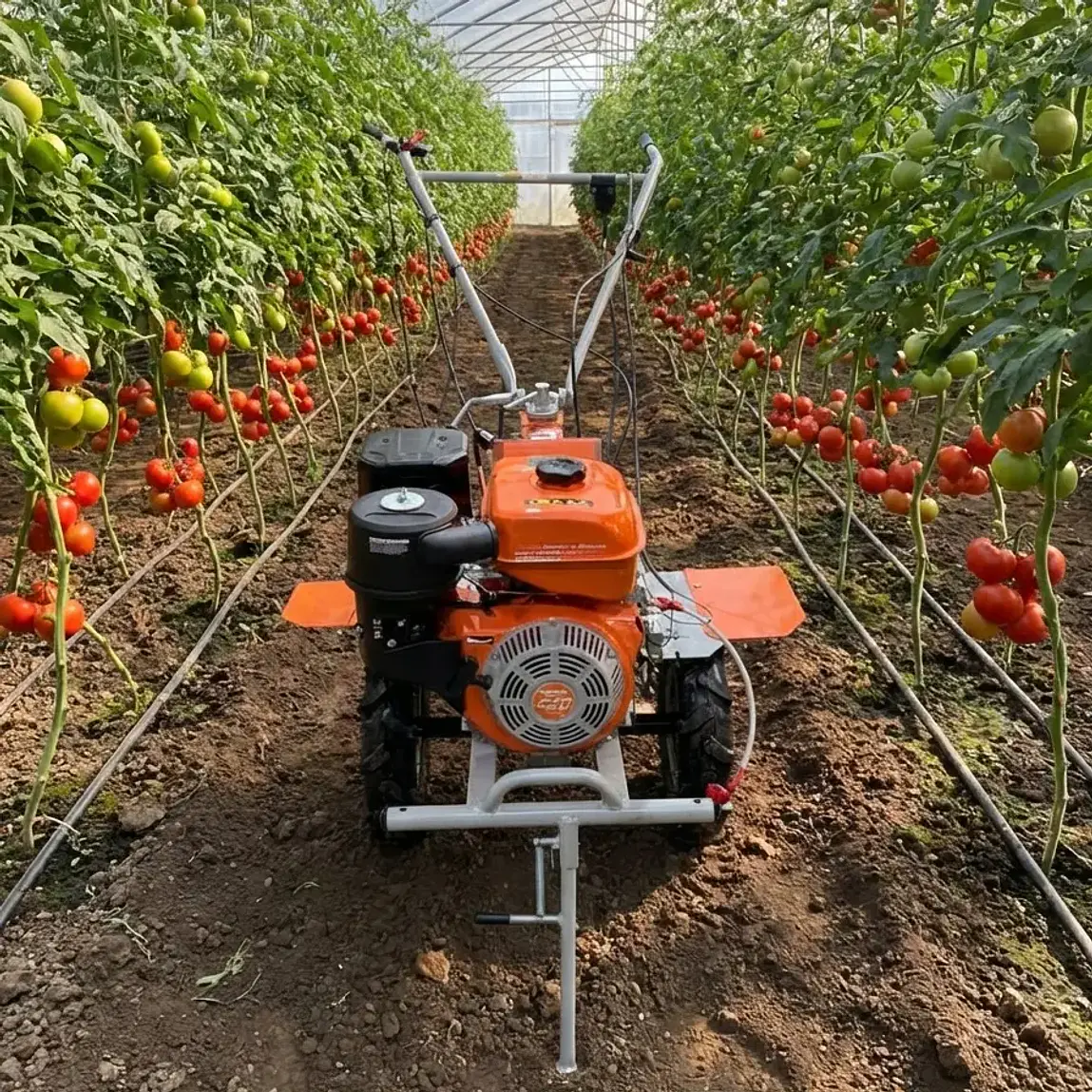 Motocultivador bencinero 12 hp + 4 implementos 3