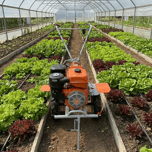 Motocultivador bencinero 12 hp + 4 implementos 2