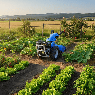 Motocultivador Diesel 10 hp Tipo Europeo + Rotor Arado Surcador en Valdivia