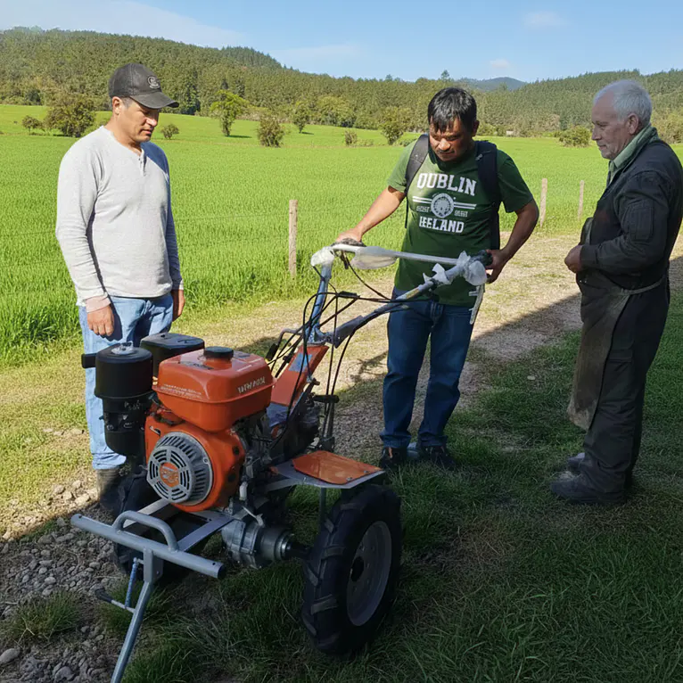 Motocultivador bencinero 12 hp + 4 implementos 5