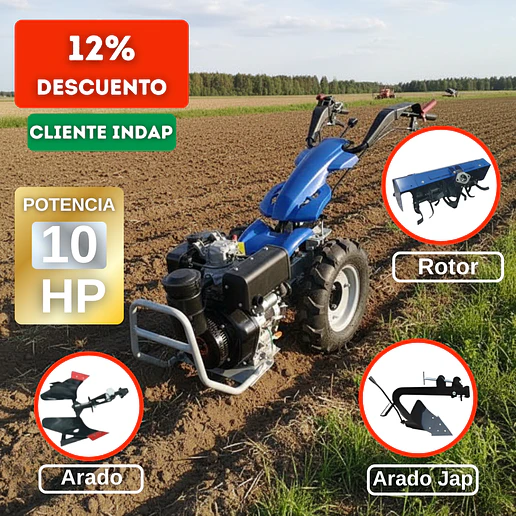  Motocultivador 10 hp Motor Diesel Temuco 1