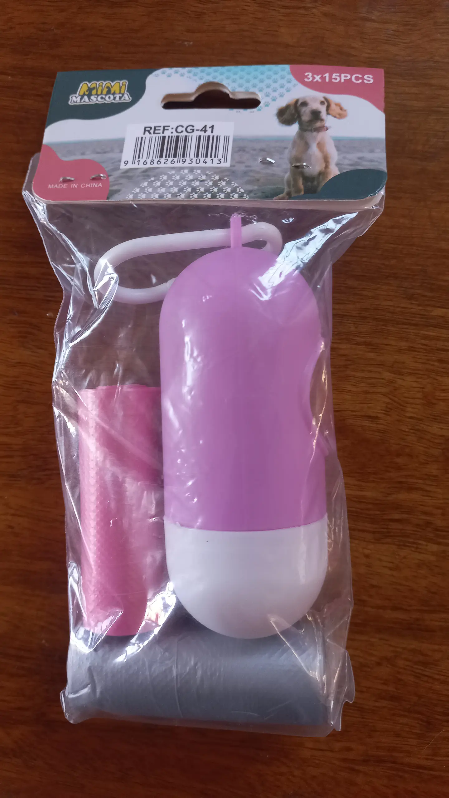 Kit de Bolsas Sanitarias para Perros – 3 Rollos de Bolsas + Dispensador 1