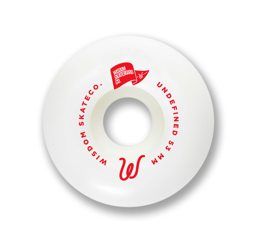 Ruedas Wisdom - Flag 53mm rojas