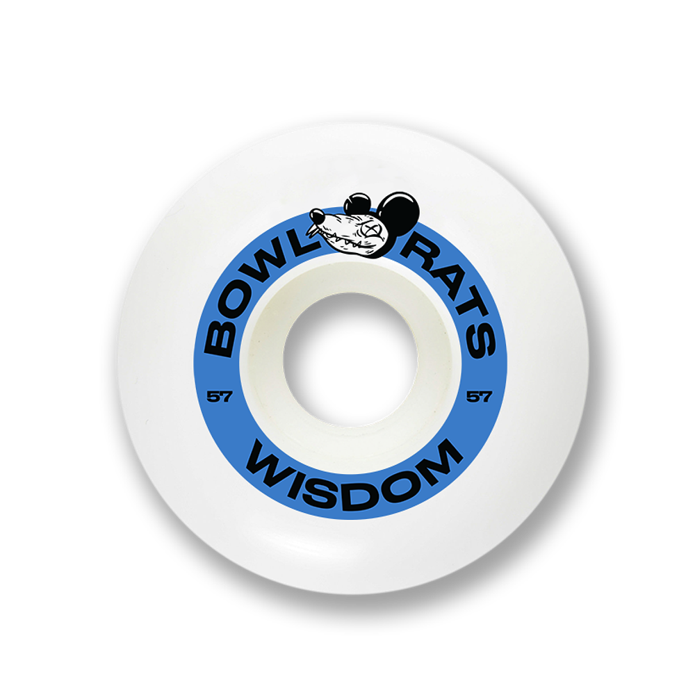 Ruedas Wisdom - Bowl Rats conicas 57mm azules