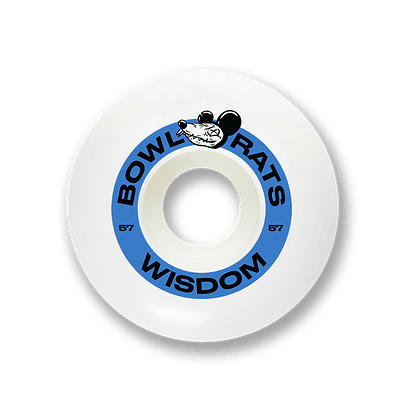 Ruedas Wisdom - Bowl Rats conicas 57mm azules