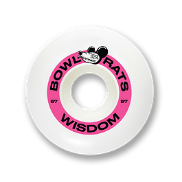 Ruedas Wisdom - Bowl Rats conicas 57mm fucsia
