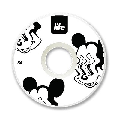 Ruedas Life - Mickey White - 54mm