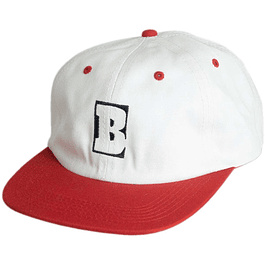 Gorro Baker - Capital B White/Red Snapback