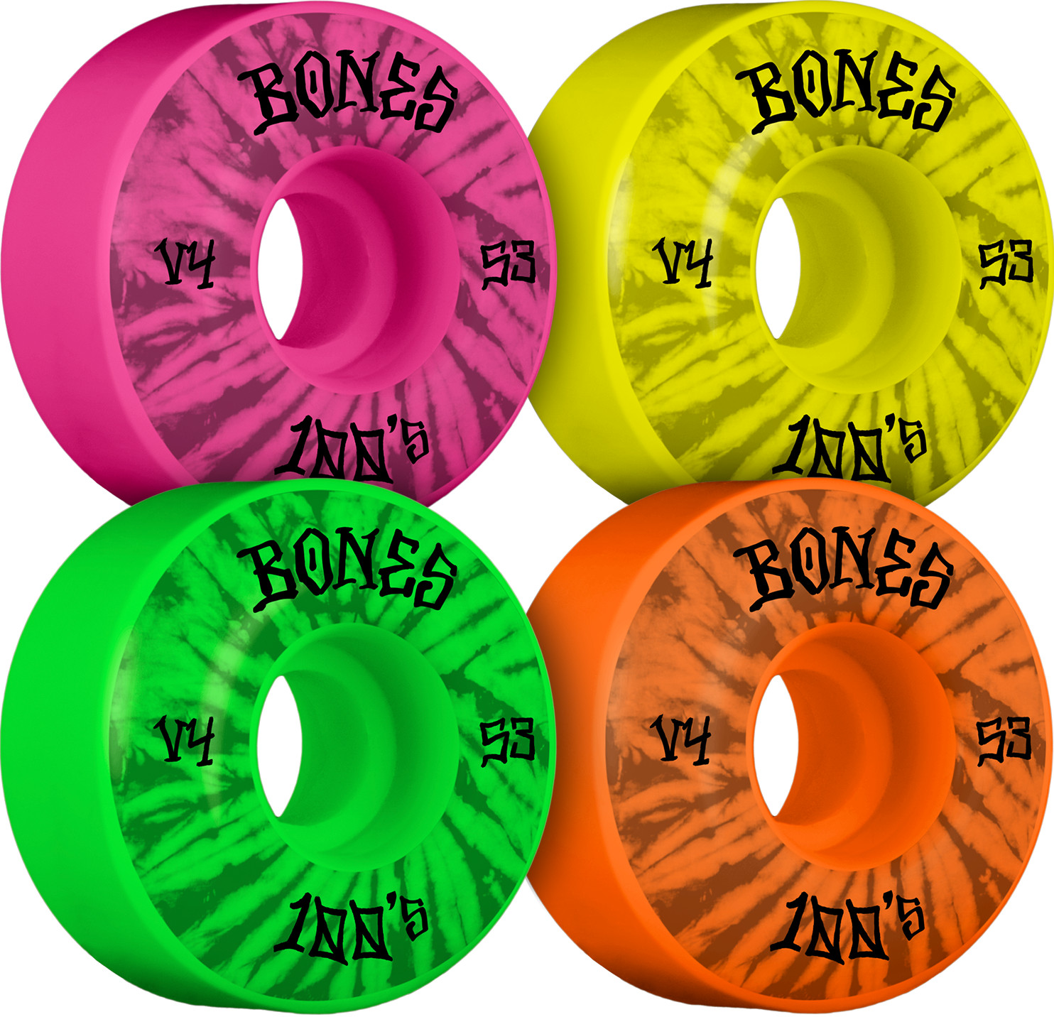 Bones 100's OG Formula V5 Ruedas Skate 4 Piezas