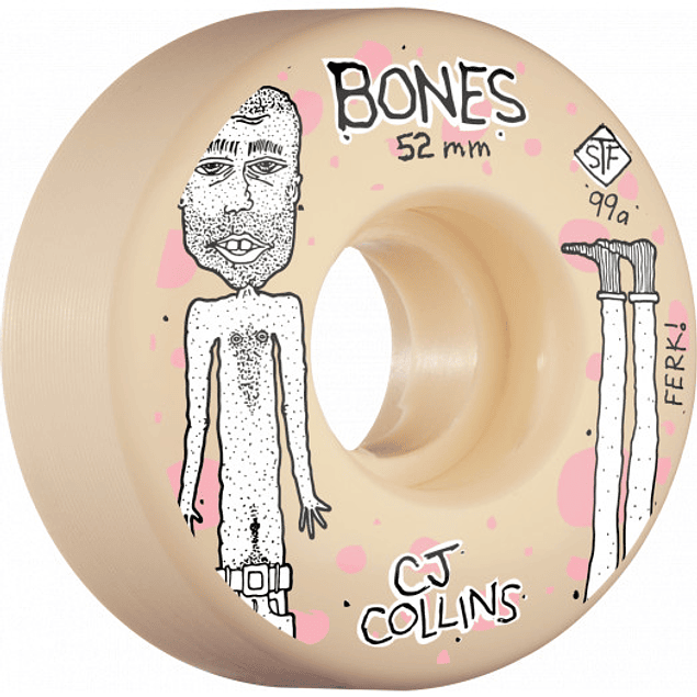Ruedas Bones - STF Collins Ferk - 52mm