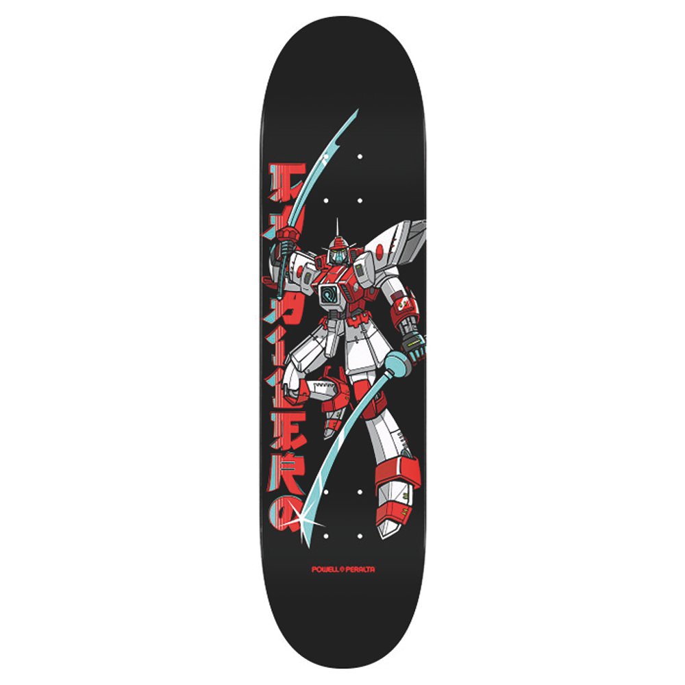 Tabla Powell Peralta - Caballero Gundam black 8.5" + Lija Blank 