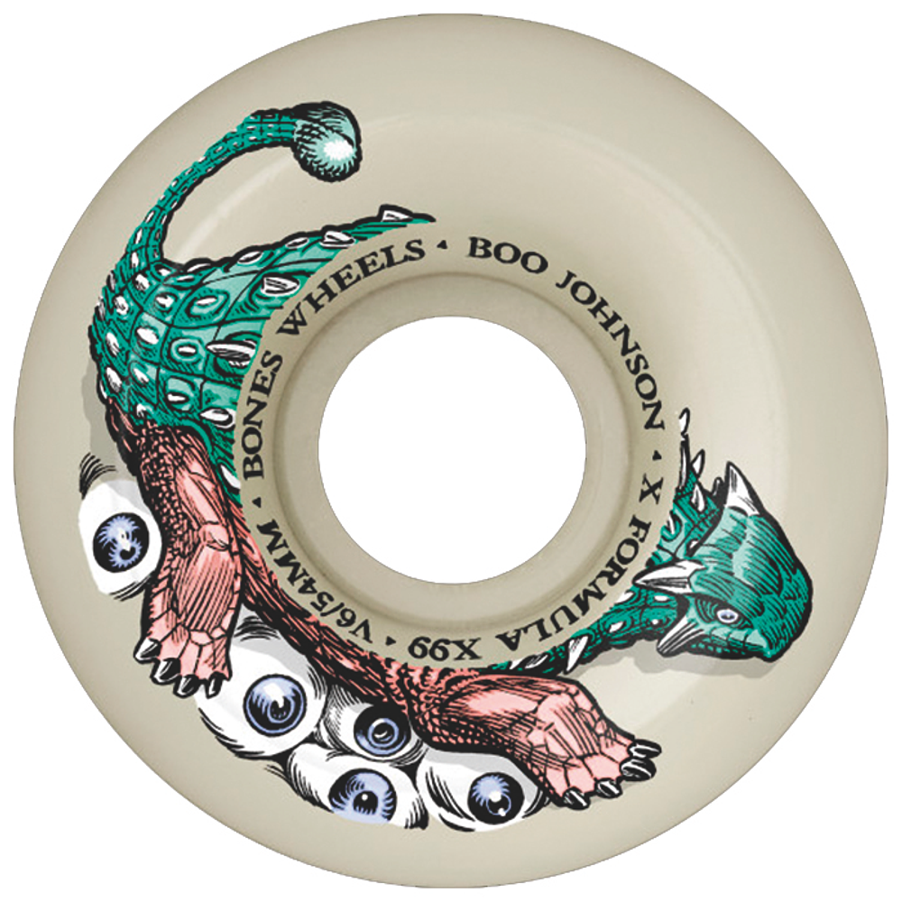 Ruedas Bones - X-formula Boo dino sortas 56mm 99a