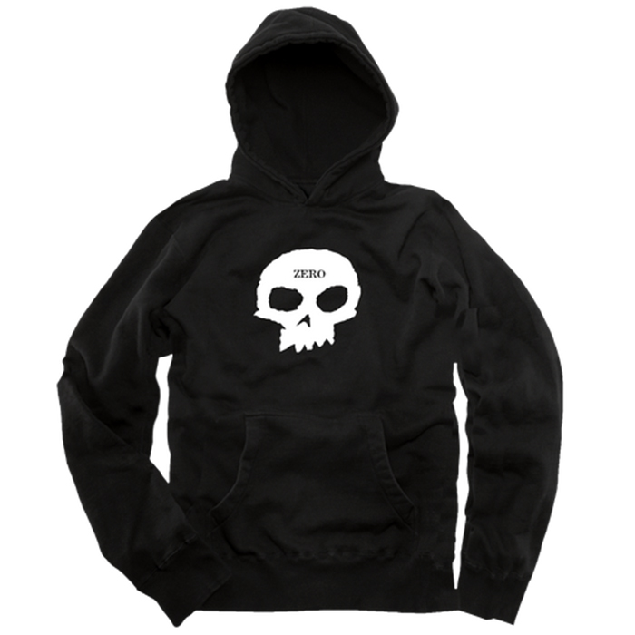 Poleron Zero - Single Skull Black/White