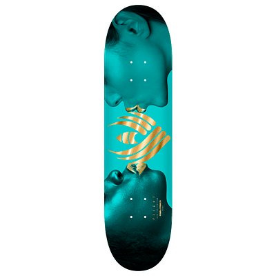Tabla Powell Peralta - Flight Deck® - Kiss Teal Gold Foil - 8.13” + Lija Blank