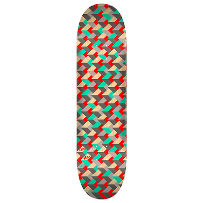 Tabla Mini Logo - Pattern Grate - 7.75”+ Lija Blank